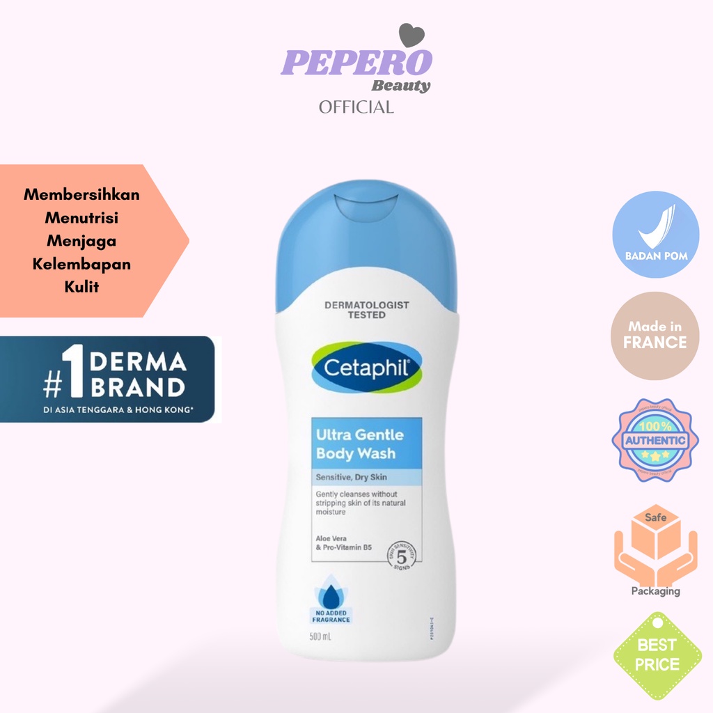 Jual CETAPHIL Ultra Gentle Body Wash 500ML Sabun Mandi | Shopee Indonesia