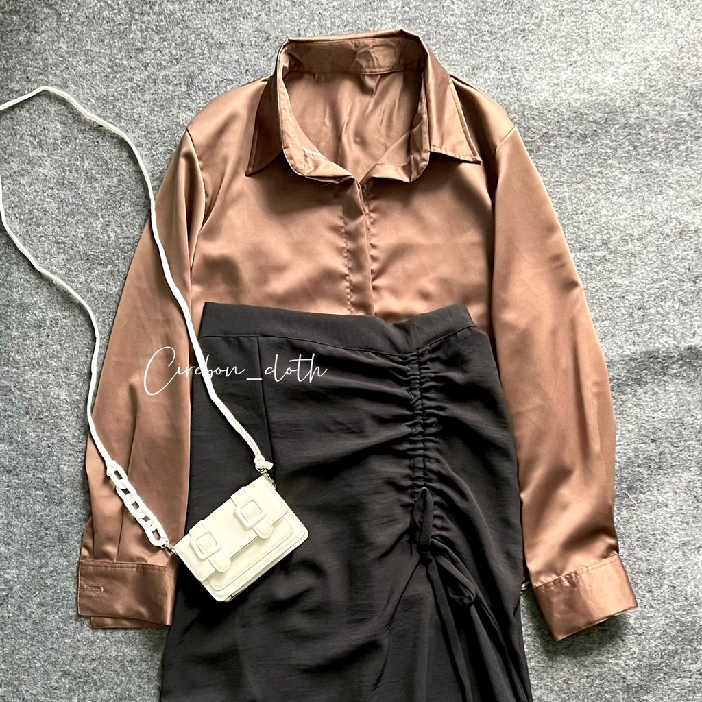 Jual One Set Rok Serut & Kemeja (Cirebon cloth) | Shopee Indonesia