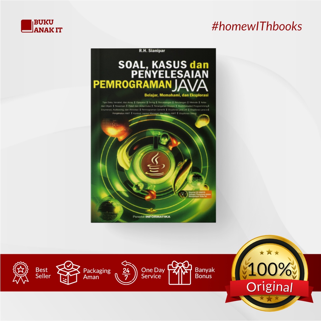 Jual BUKU SOAL KASUS DAN PENYELESAIAN PEMROGRAMAN JAVA BELAJAR MEMAHAMI ...