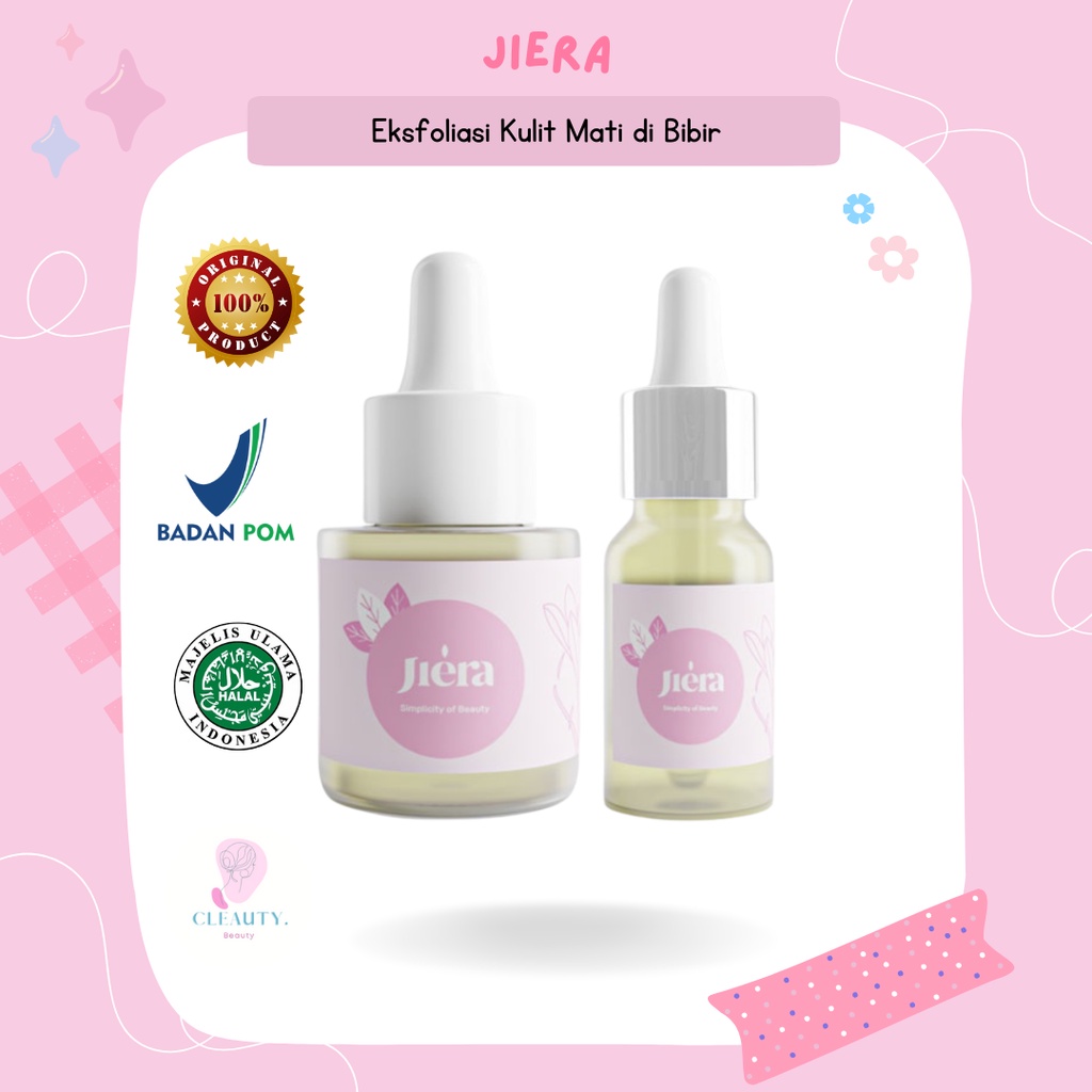 Jual Jiera Natural Lip Serum 10ml And 20ml 100 Original And Bpom Shopee Indonesia 9171