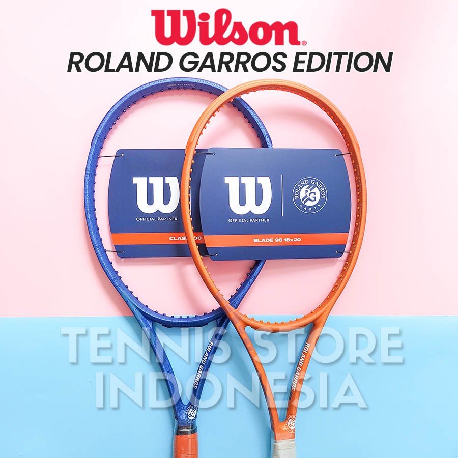 Jual Raket Tenis Wilson Clash / Blade / Ultra Roland Garros Limited ...