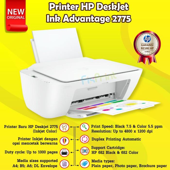 Jual Printer HP Deskjet Ink Advantage 2775 AllInOne Print Scan Copy