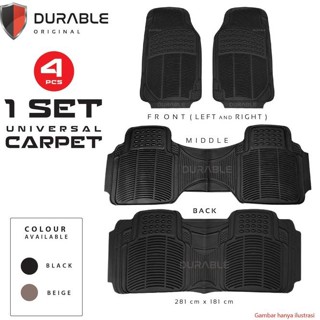 Jual Alphard Vellfire Th15 Karpet Mobil Karet Pvc Durable 4pcs Black 