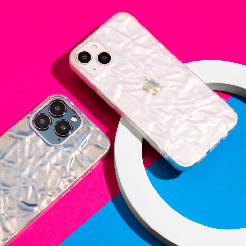 Jual Paddy Holo Wrinkle Case - Hologram Case Handphone For Iphone ...