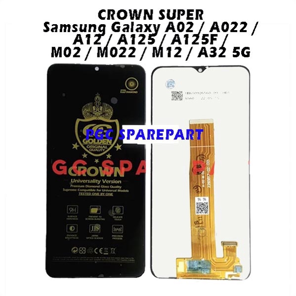 Jual Crown Super Lcd Touchscreen Fullset Samsung Galaxy A02 A022 A022f A022fds A12 4209