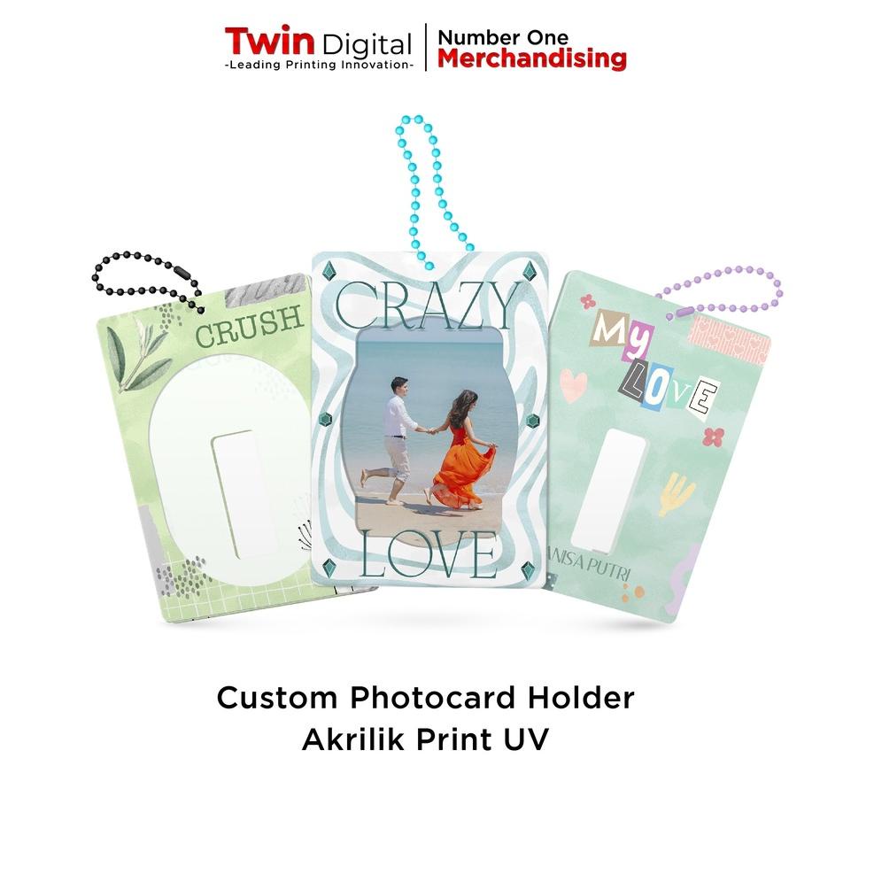 Jual 0954 Twindigital Custom Design Photocard Holder Akrilik Print Uv Bingkai Foto Poca 5736