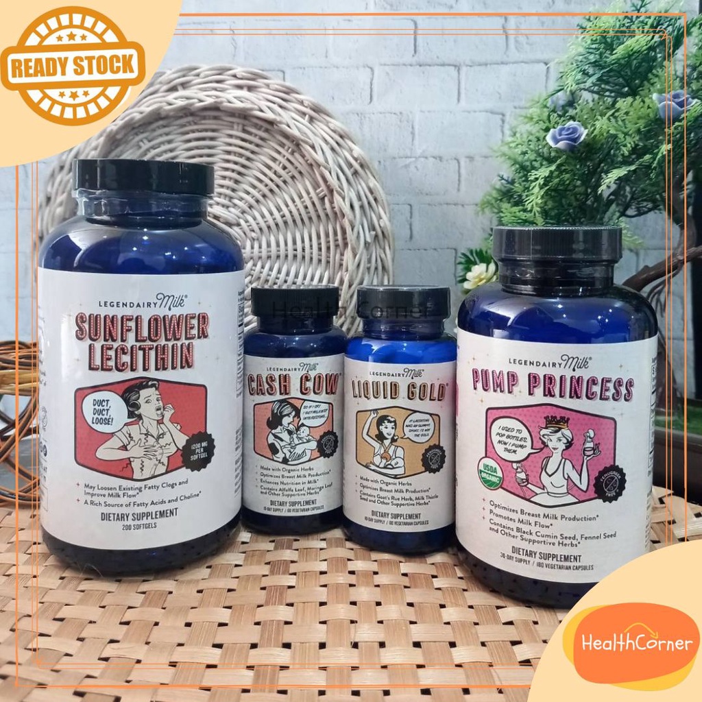 Jual Legendairy Milk Sunflower Lecithin / Milk Cash Cow / Milk Pump Princess ASI BOOSTER