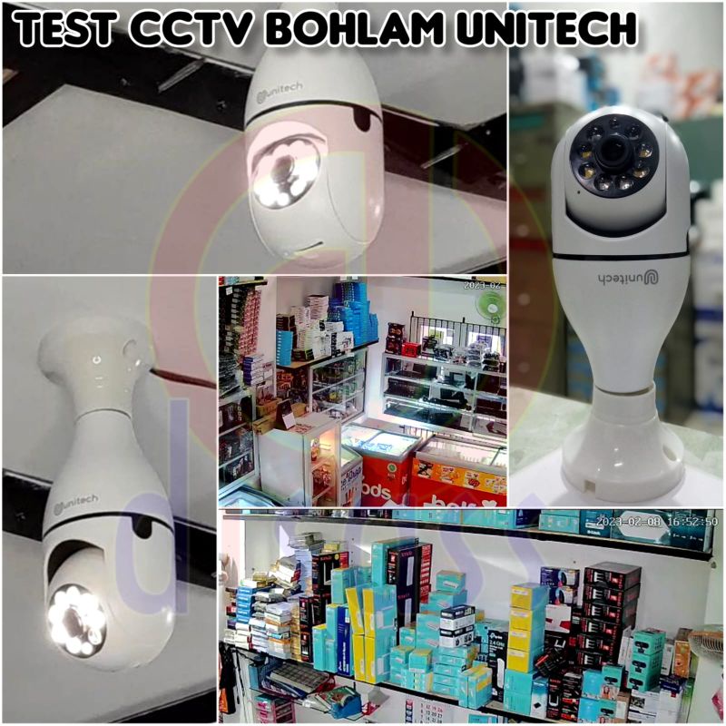 Jual UNITECH CCTV BOHLAM 360 WIRELESS CAMERA E27 - DISASS JOGJA ...