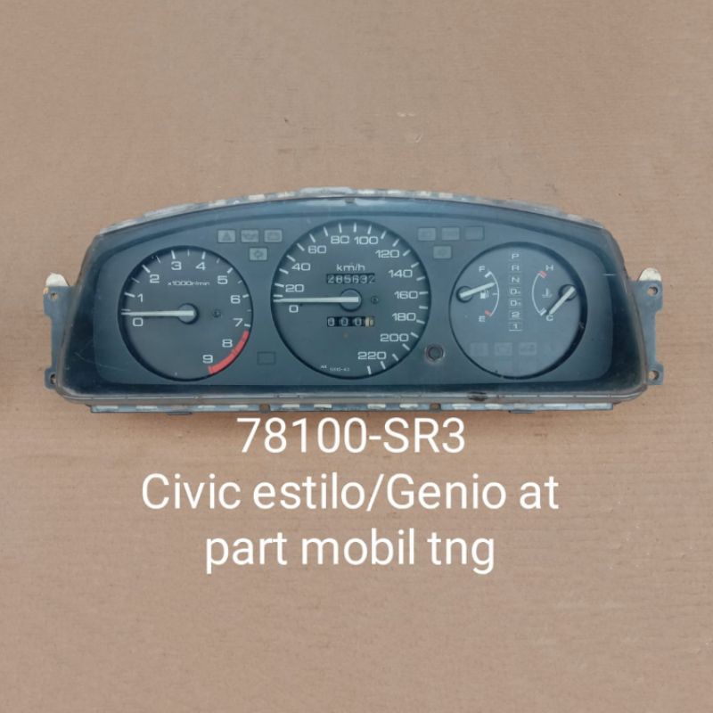 Jual Spidometer Speedometer Honda Civic Genio Estilo At Matic 78100SR3