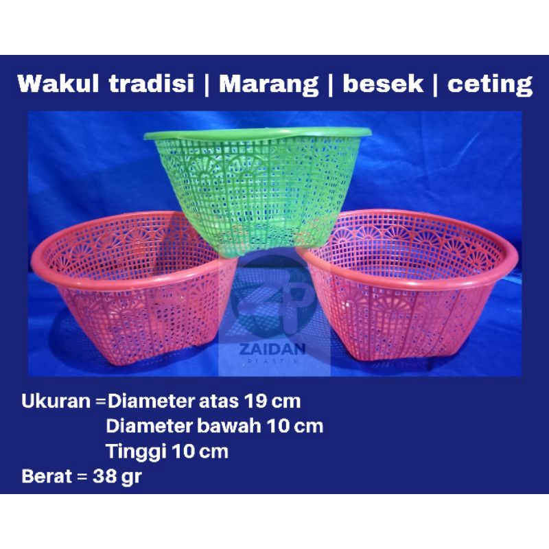 Jual Wakul Tradisi Marangan Besek Plastik Ceting Nasi Plastik Lusin Pcs Shopee