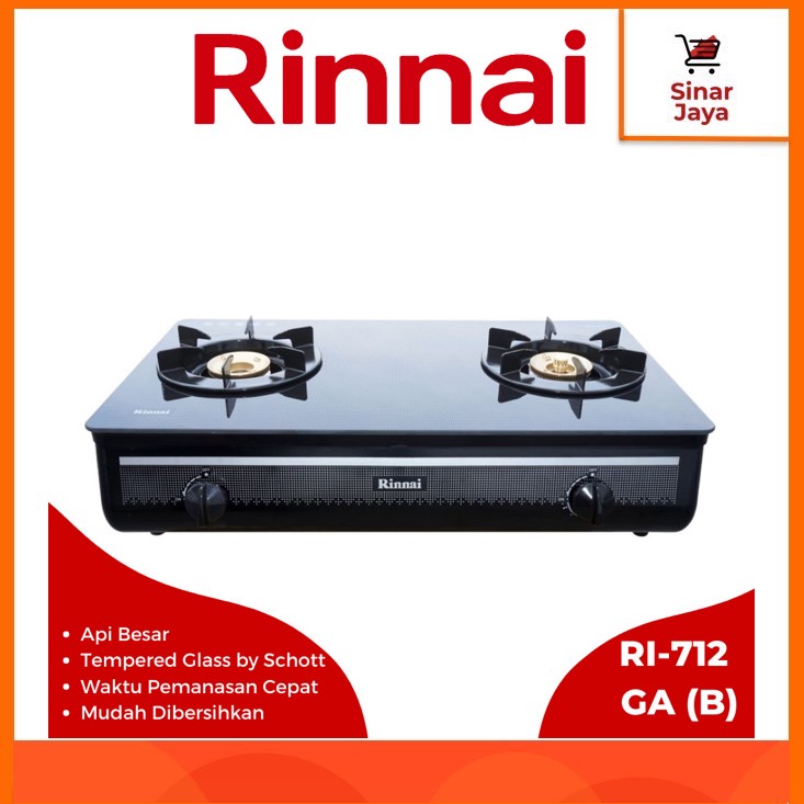 Harga Kompor Joss Rinnai Jual RINNAI RI-712 GA(B) RI 712 GAB