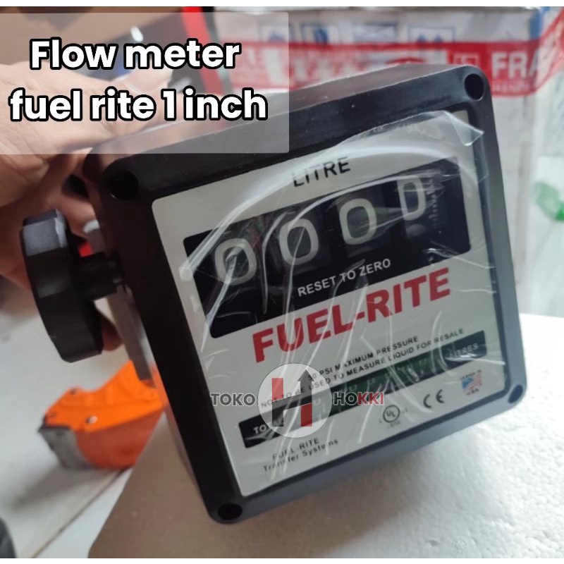 Jual flow meter fuel rite 1 inch / flow meter fuel rite 4 digit