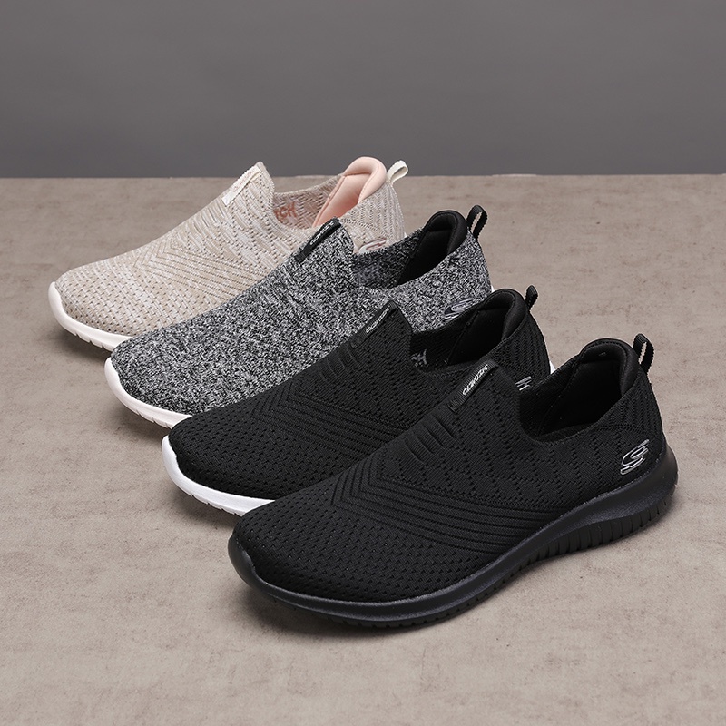 Skechers Wanita Ultra Flex Original alas Memory Foam Empuk