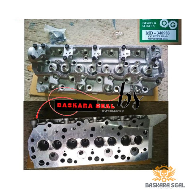 Jual CYLINDER HEAD DEKSEL SILINDER HEAD L300 DIESEL/4D56 Shopee Indonesia