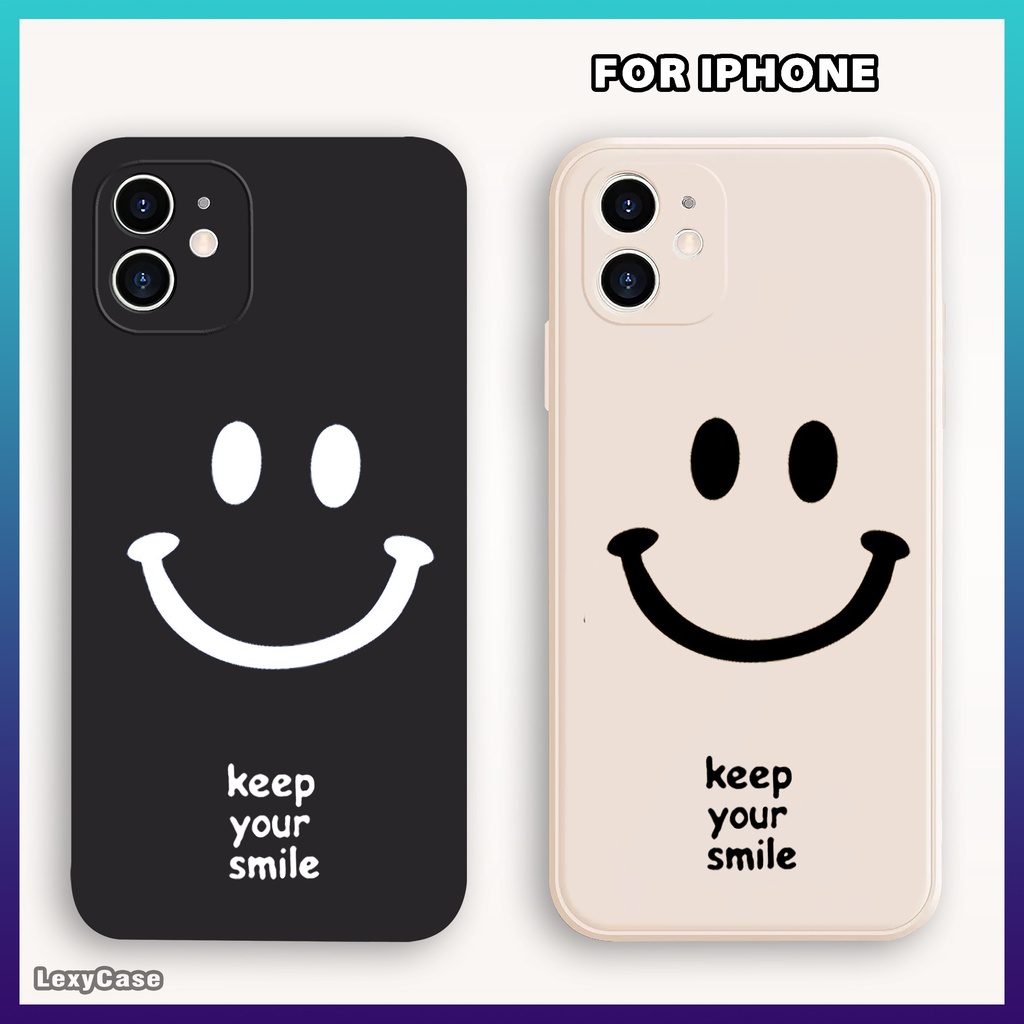 Jual Case Keep Smile SM002 Untuk iPhone 6S X XR XS MAX 11 12