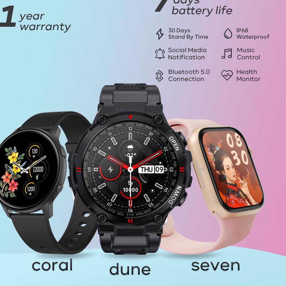 Jual Promo ⚡️Sollemn Smartwatch Bluetooth Call Sport Custom Watch Face ...