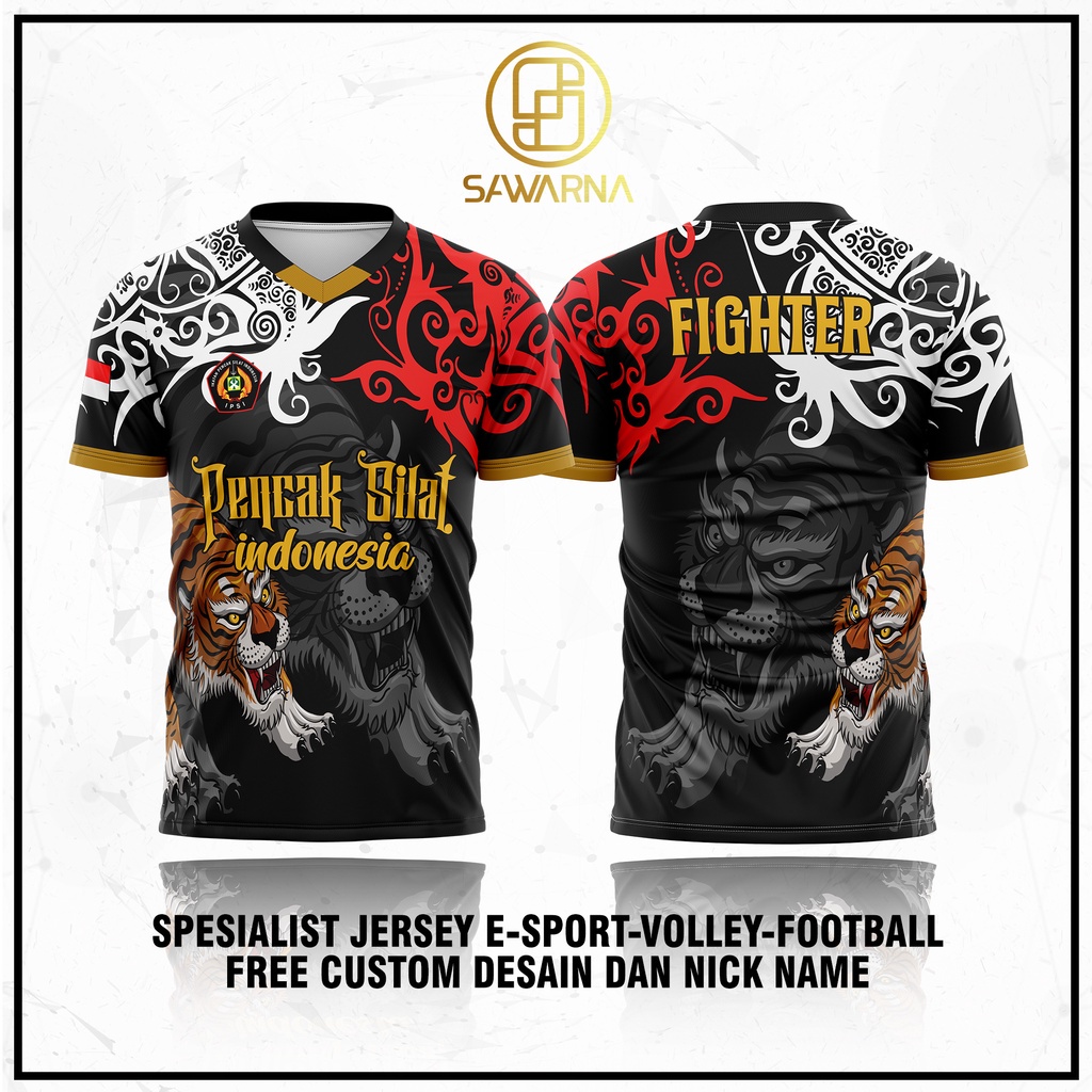 Jual Kaos Jersey Custom Bisa Request Desain Pencak Silat Indonesia Karatetapak Sucipshtasad 0986