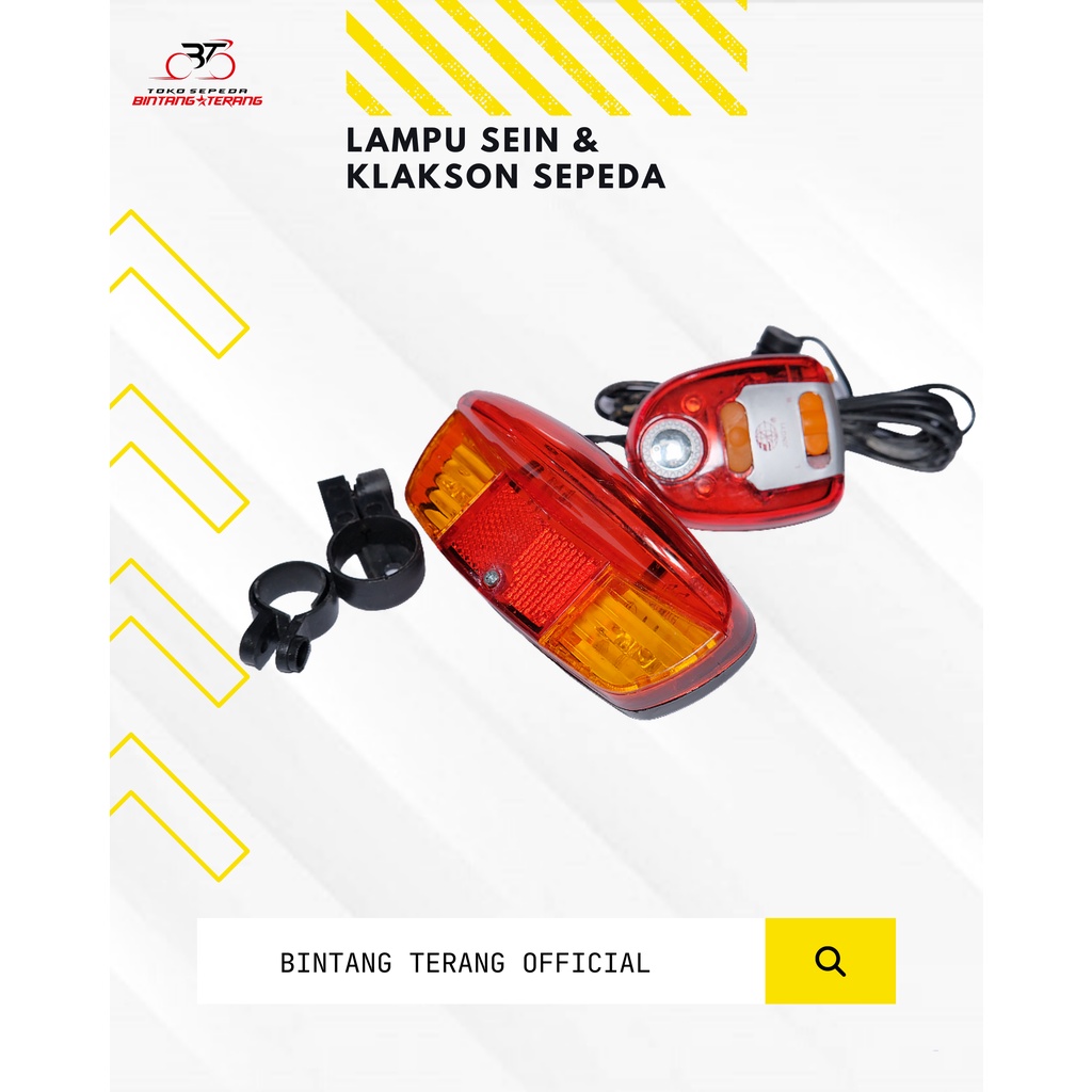 Jual Lampu Sein Klakson Sepeda Alat Keamanan Sepeda Barang Collector