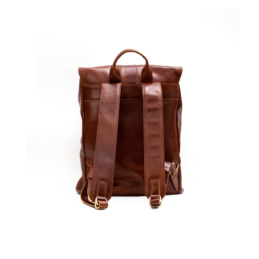 Jual Backpack Kulit Asli - RANSEL TRAVEL - Kenes Leather | Shopee Indonesia
