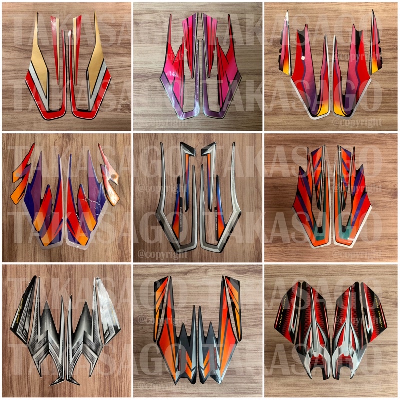 Jual Stiker Motor Rx King 1993-2008 Sticker Striping Lis Full Set Motor ...