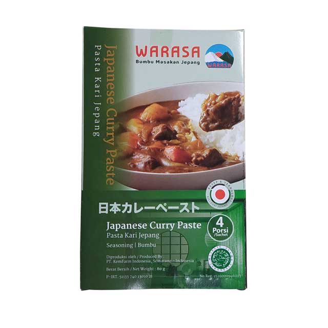 Jual WARASA JAPANESE CURRY PASTE 50G Shopee Indonesia