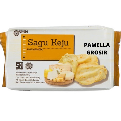 Jual NISSIN SAGU KEJU NETTO 110GR SNACK makanan ringan jajanan cemilan ...