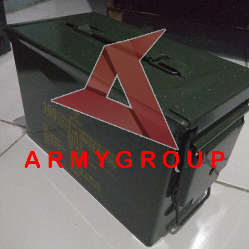 Jual ARMYGROUP KOTAK BOKS BESI BOX BESI PINDAD BOX JATAH TACTICAL BOX ...