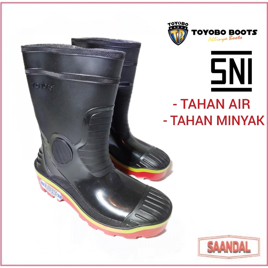 Jual Sepatu Boots Pendek Safety Toyobo Kontsturksi Proyek Standar Sni