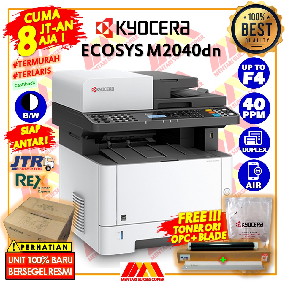 Jual MESIN FOTOCOPY KYOCERA ECOSYS M2040dn PRINTER TERLARIS DAN ...