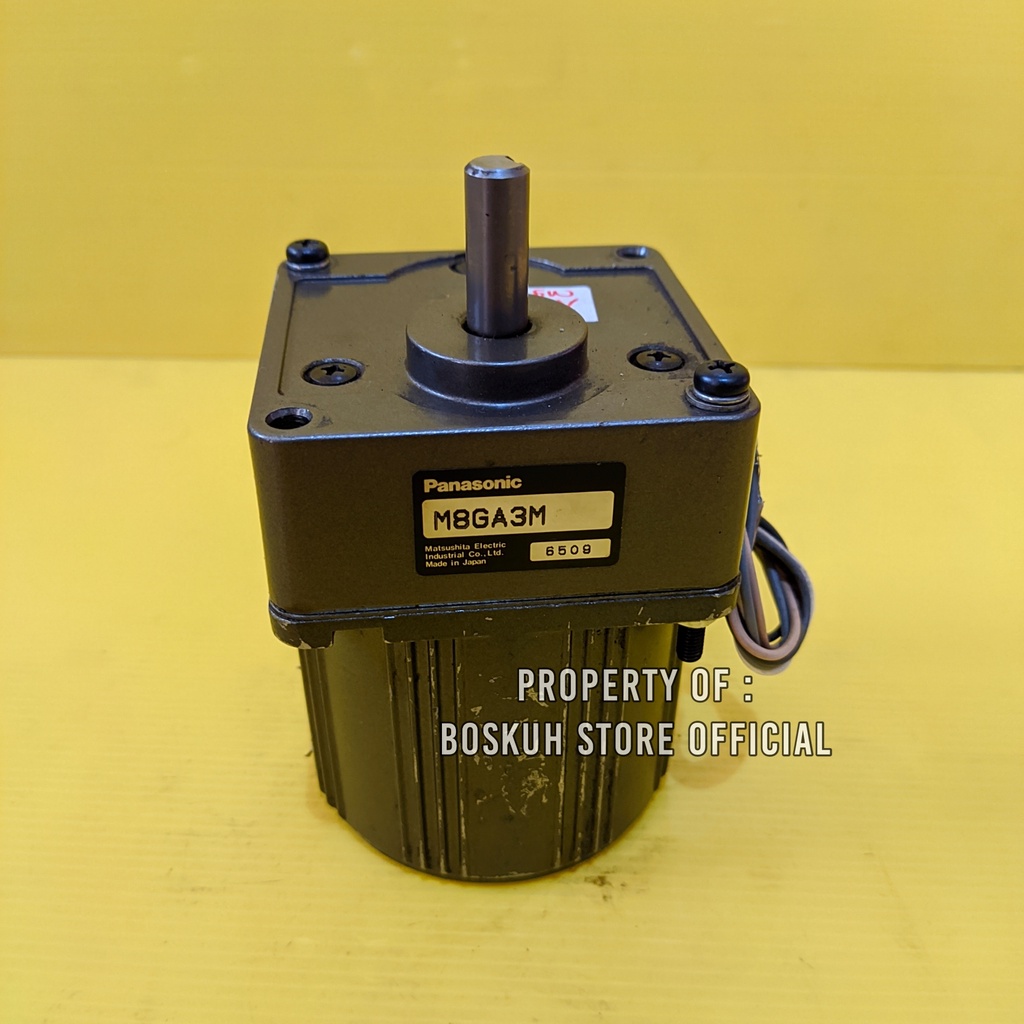 Jual Ac Motor Gearbox W V Ratio Rpm Panasonic Motor