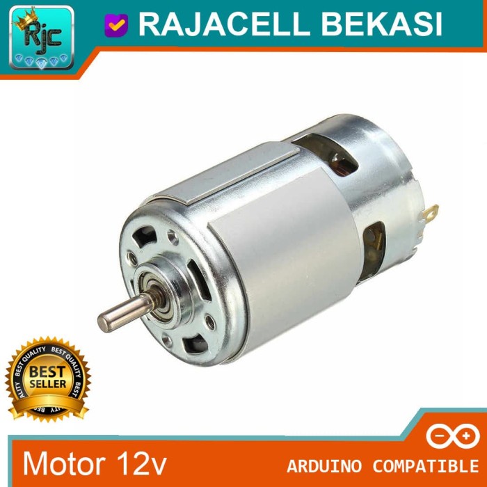 Jual Motor DC High Speed Torque 12v 24v 20004000RPM untuk Bor Gerinda Shopee Indonesia