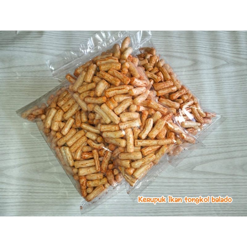 Jual Krupuk Ikan Tongkol Balado Gram Shopee Indonesia