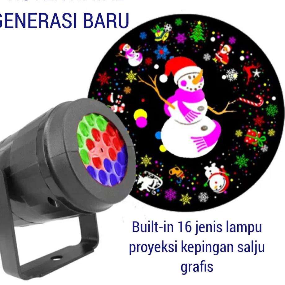 Jual Kirim Sekaranglampu Proyeksi Kepingan Salju Natal Led Built In Jenis Lampu Proyeksi