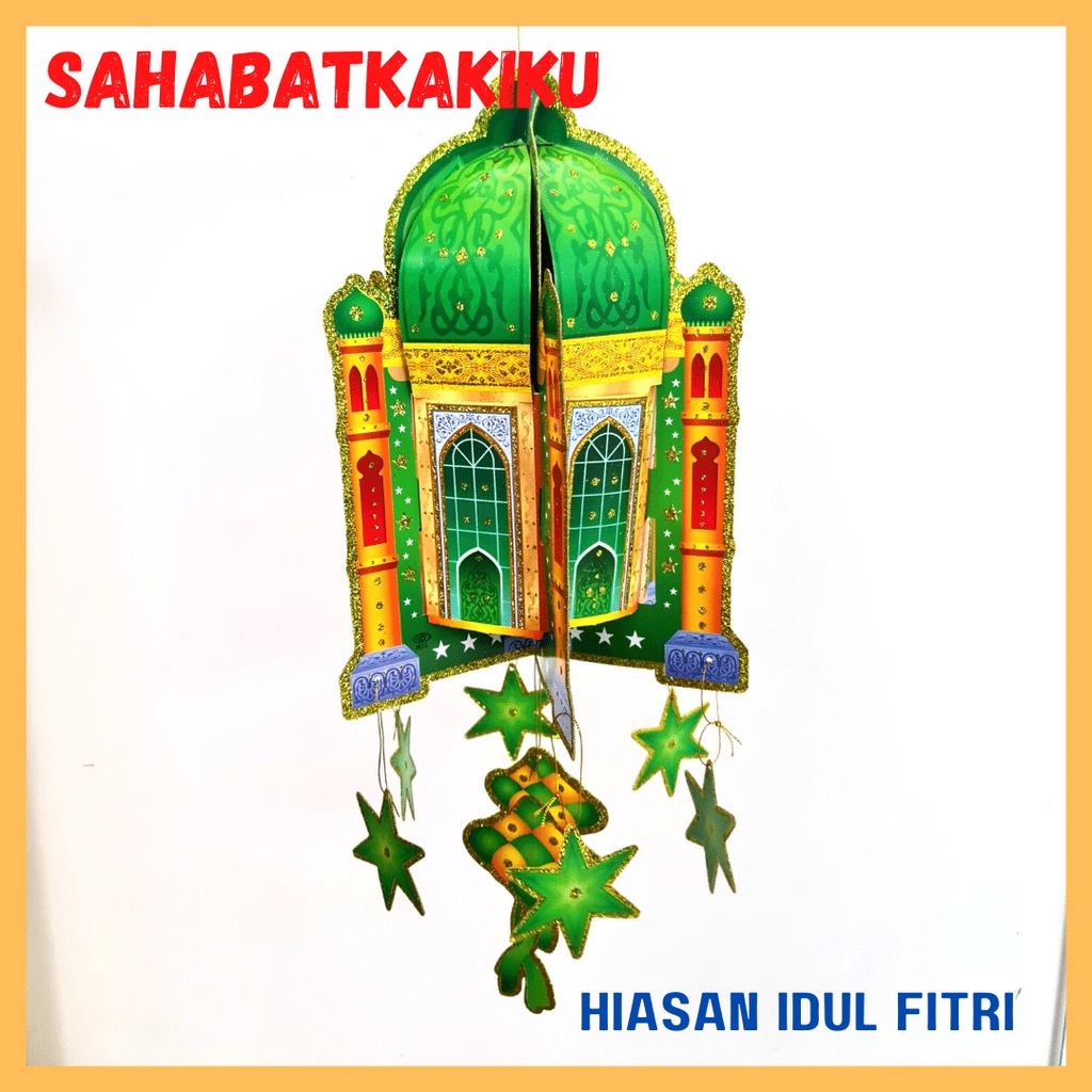 Jual Gantungan Idul Fitri / Lampion Idul Fitri / Dekorasi Gantungan