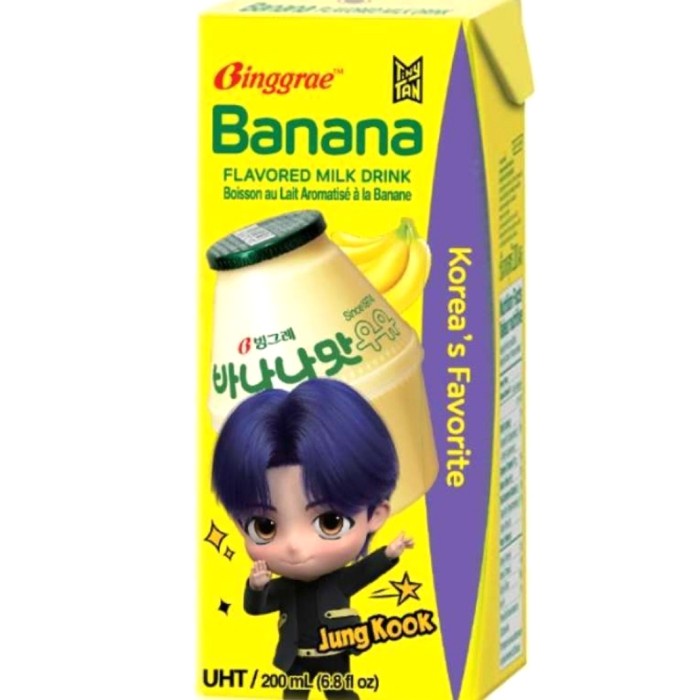 Jual Binggrae Special Edition Bts Banana Korea Favorite Milk Ml