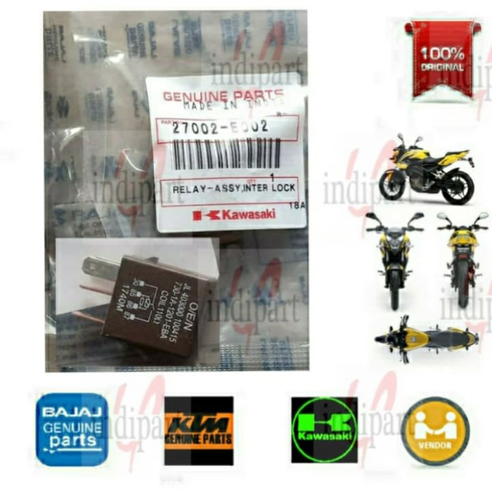 Jual Interlock relay kipas radiator kawasaki bajaj pulsar ns 200 200 ns