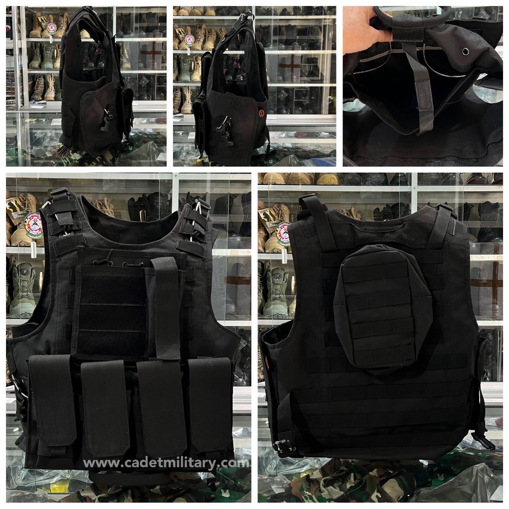 Jual Rompi Military Forces Tactical Vest Combat Gear T350 | Shopee ...