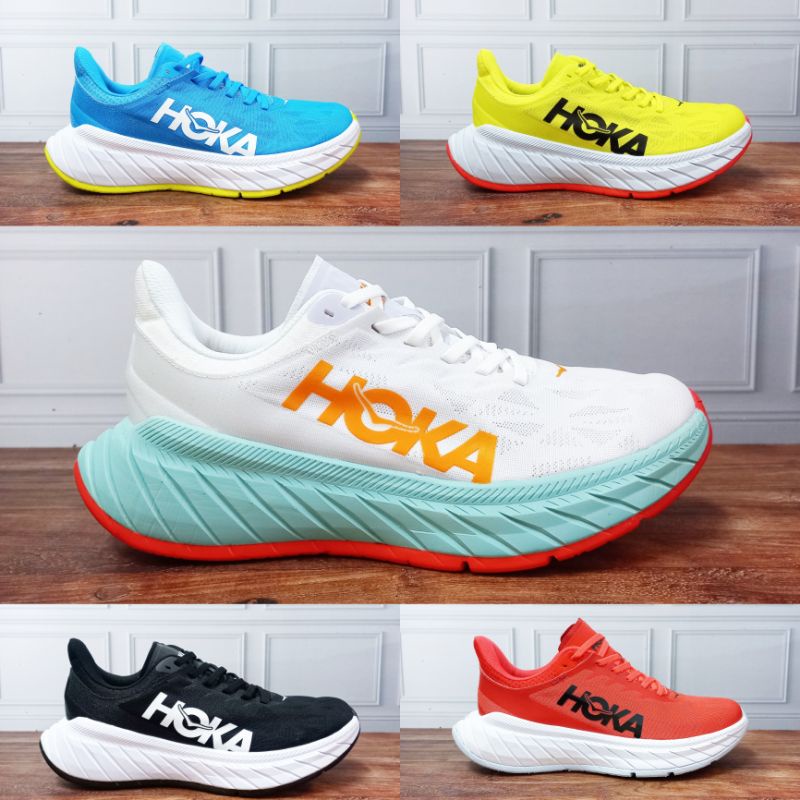 HOKA CARBON X 2 SEPATU PRIA SEPATU RUNNING HOKA ONE ONE SEPATU OLAHRAGA