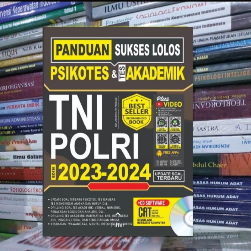 Jual Buku Panduan Sukses Olos Psikotes And Tes Akademik Tni Polri 2023