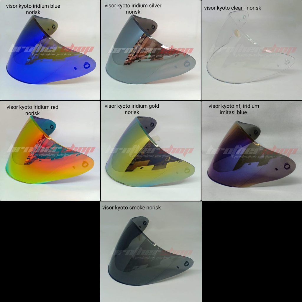 Jual visor Helm kyt kyoto iridium merkn norisk visor pnp kyoto dan ...