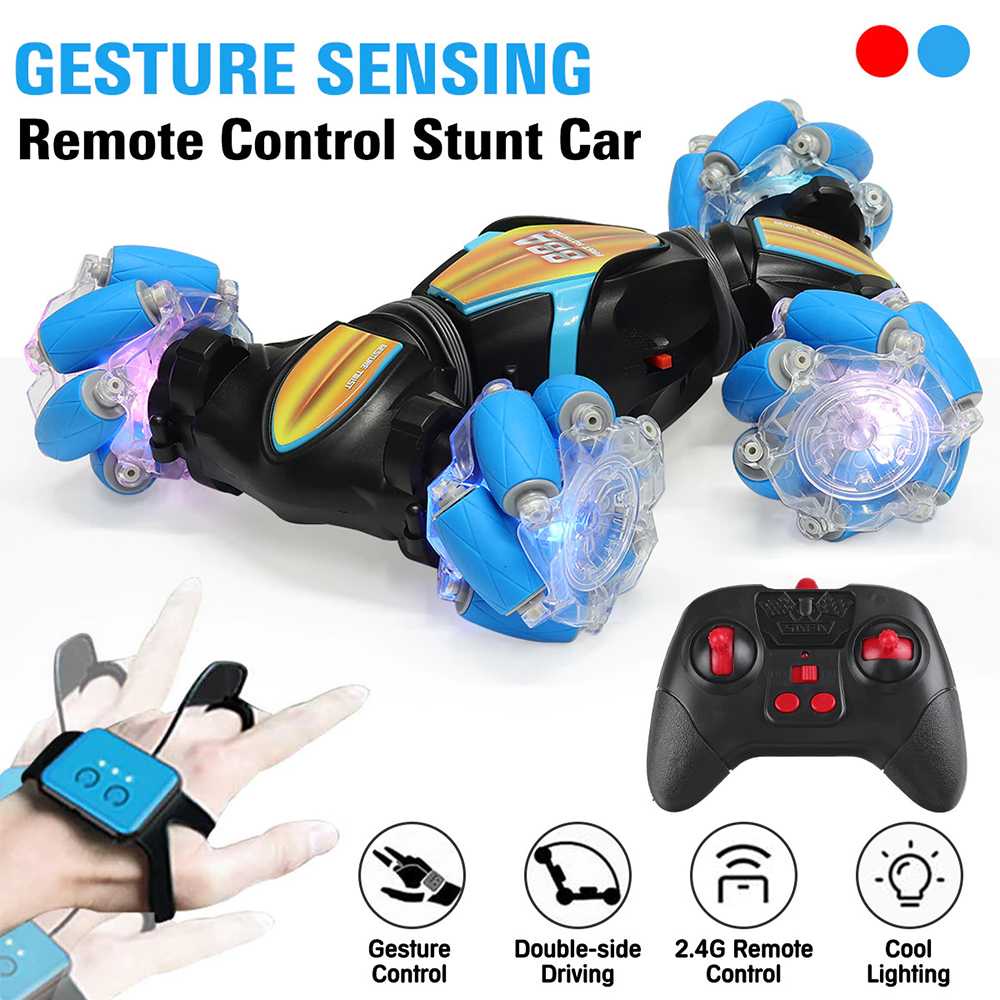 Jual ZWN Mainan Remote Control Mobil RC Gesture Sensing Stunt Car - 88A ...