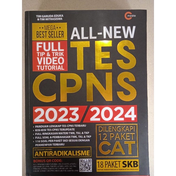Jual all new tes cpns 2023 2004 shopee indonesia