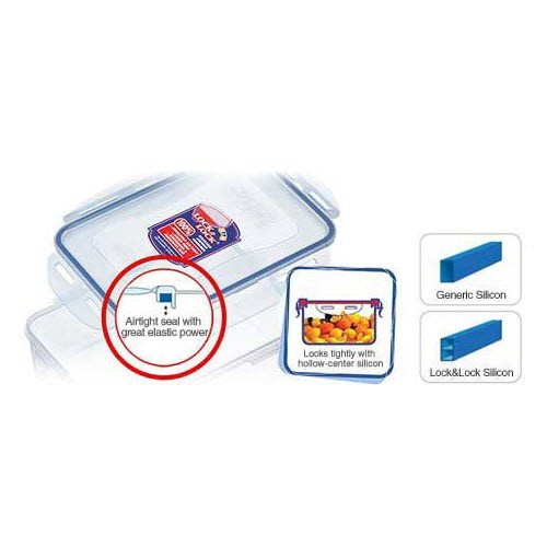 Jual Lock&Lock 1L 1LITER Rectangular Container HPL817 | Shopee Indonesia