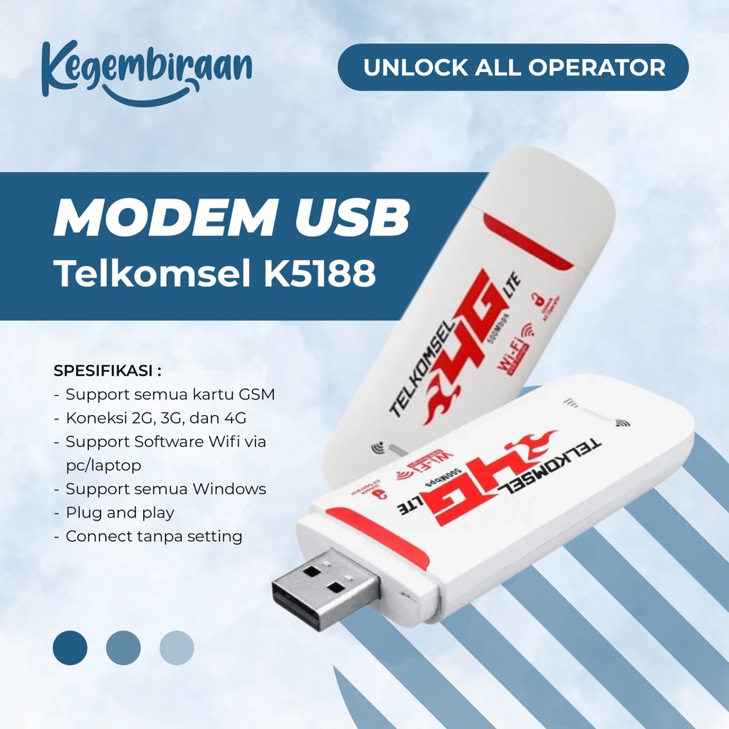 Jual Usb Modem Wifi Mifi 4g Lte Telkomsel Flash 300mbps Unlock Gsm Shopee Indonesia