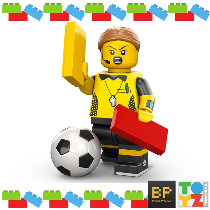 Jual Lego 71037 minifigures series 24 Football Referee | Shopee Indonesia