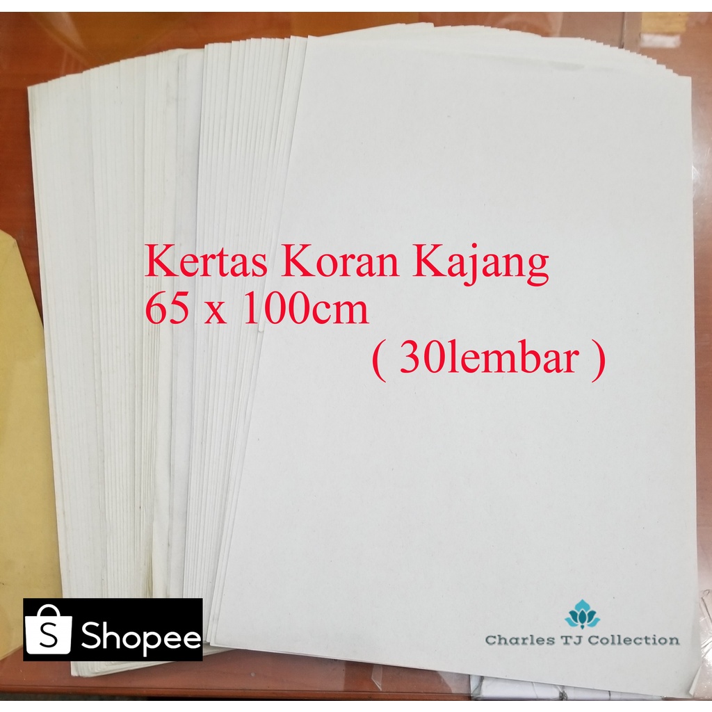 Jual Kertas Koran / Kertas Bungkus Sayur / Kertas Stensil / Kertas ...