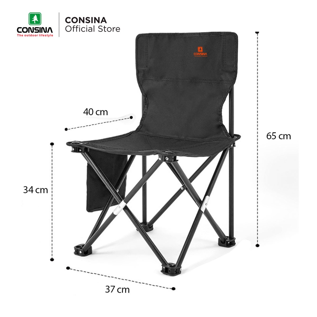 Jual Consina Camping Meja Lipat Dan Kursi Outdoor Gunung Campervan Glam Camp Satuan Shopee