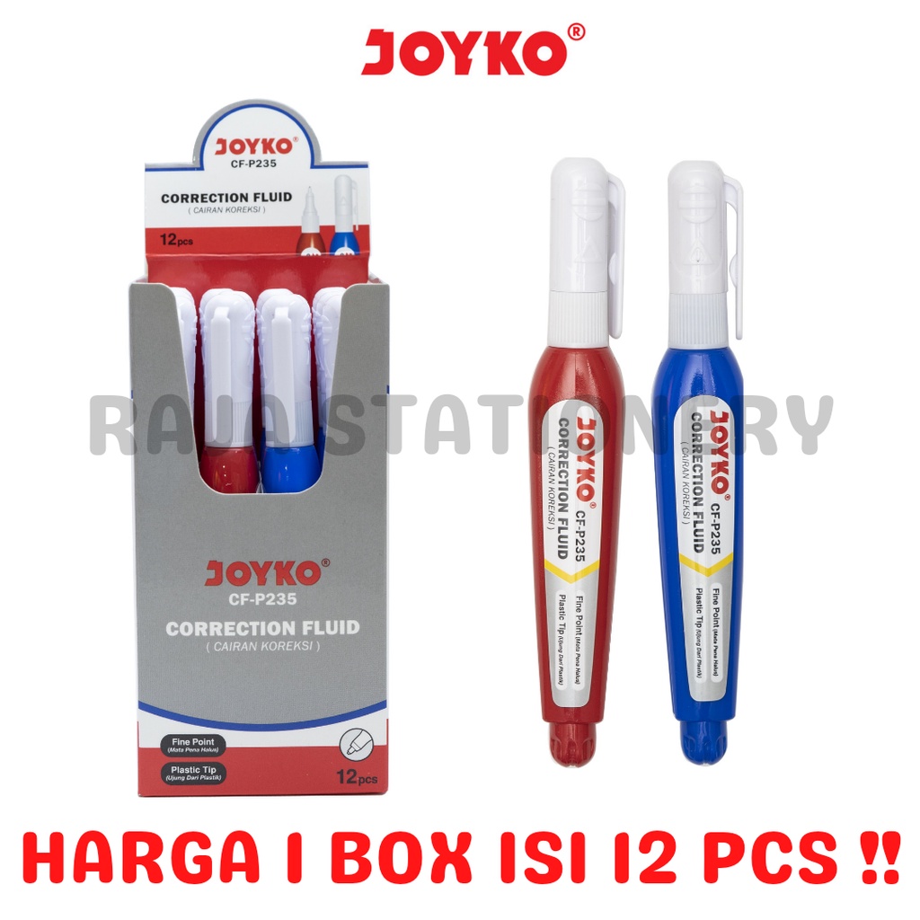 Jual Joyko Correction Fluid Pen Tipex Cair Joyko Putih Cf P Tipx Tip