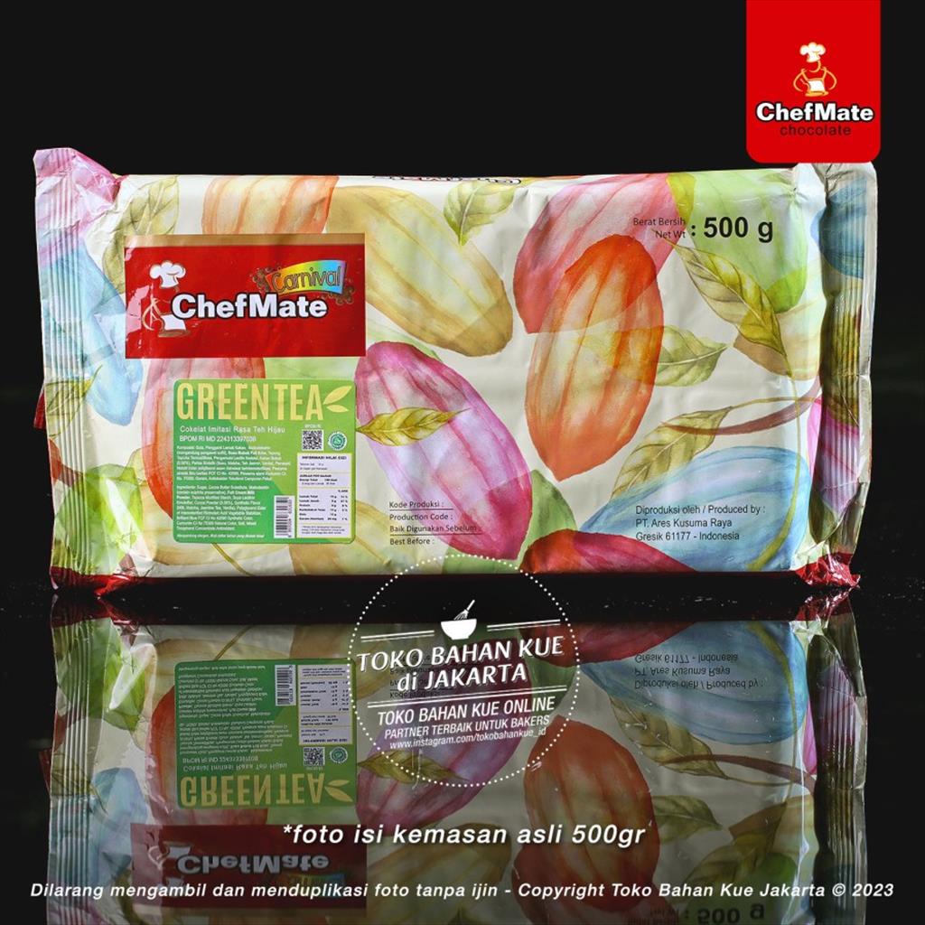 Jual Chefmate GREEN TEA 500gr Pack Asli Chocolate Carnival Compound ...