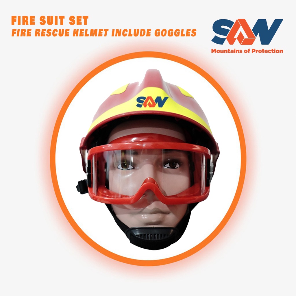 Jual SAN Fire - Suit Set Rescue Helmet | Shopee Indonesia